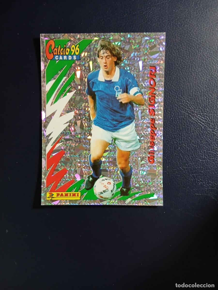 Cromos de f&uacute;tbol: 133 Giuseppe Signori - Italia - Calcio Cards 96 - Panini - Calciatori 1995 1996