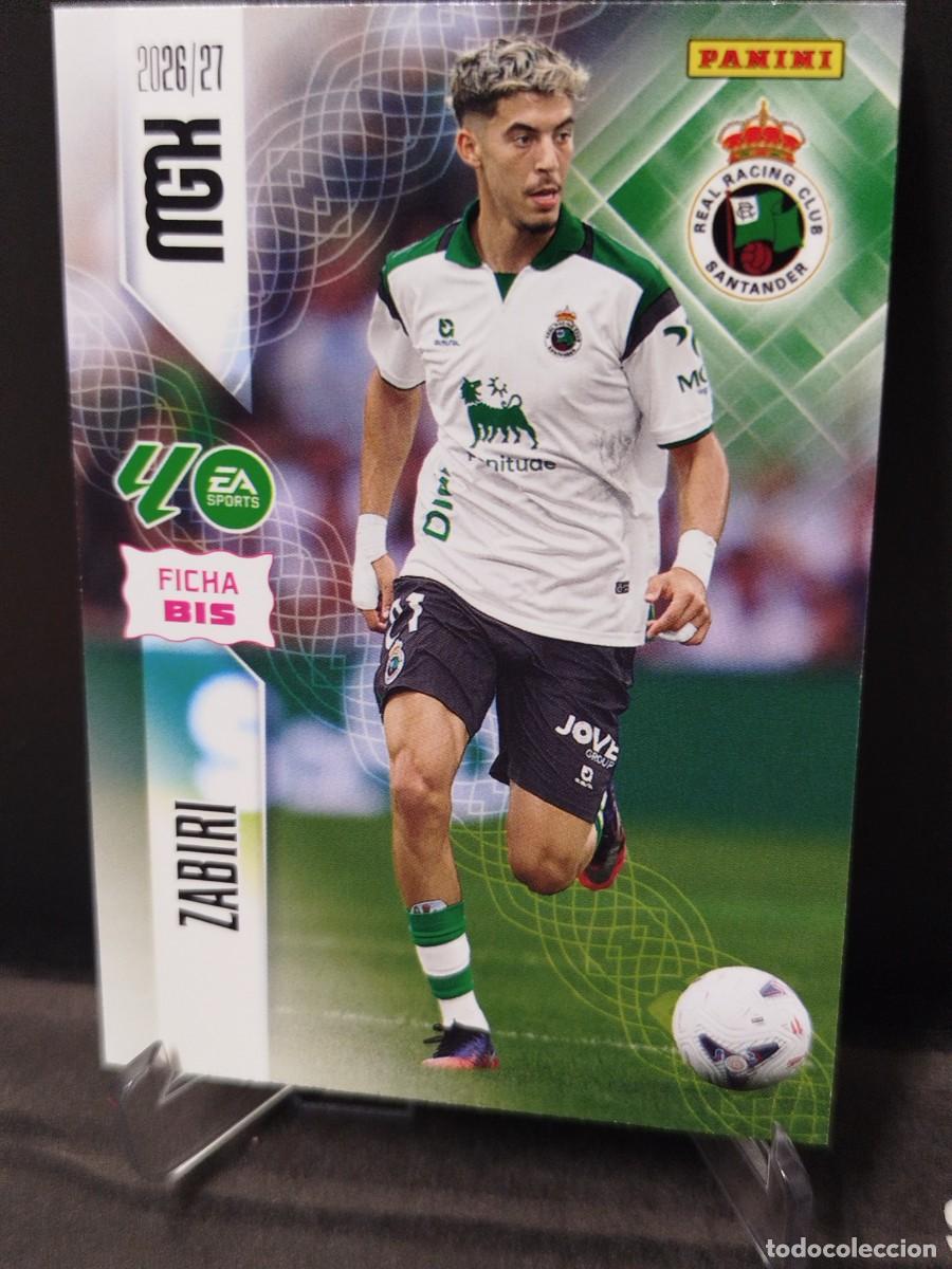 Cromos de f&uacute;tbol: Cromo 284 BIS Zabiri Racing MGK 26/27