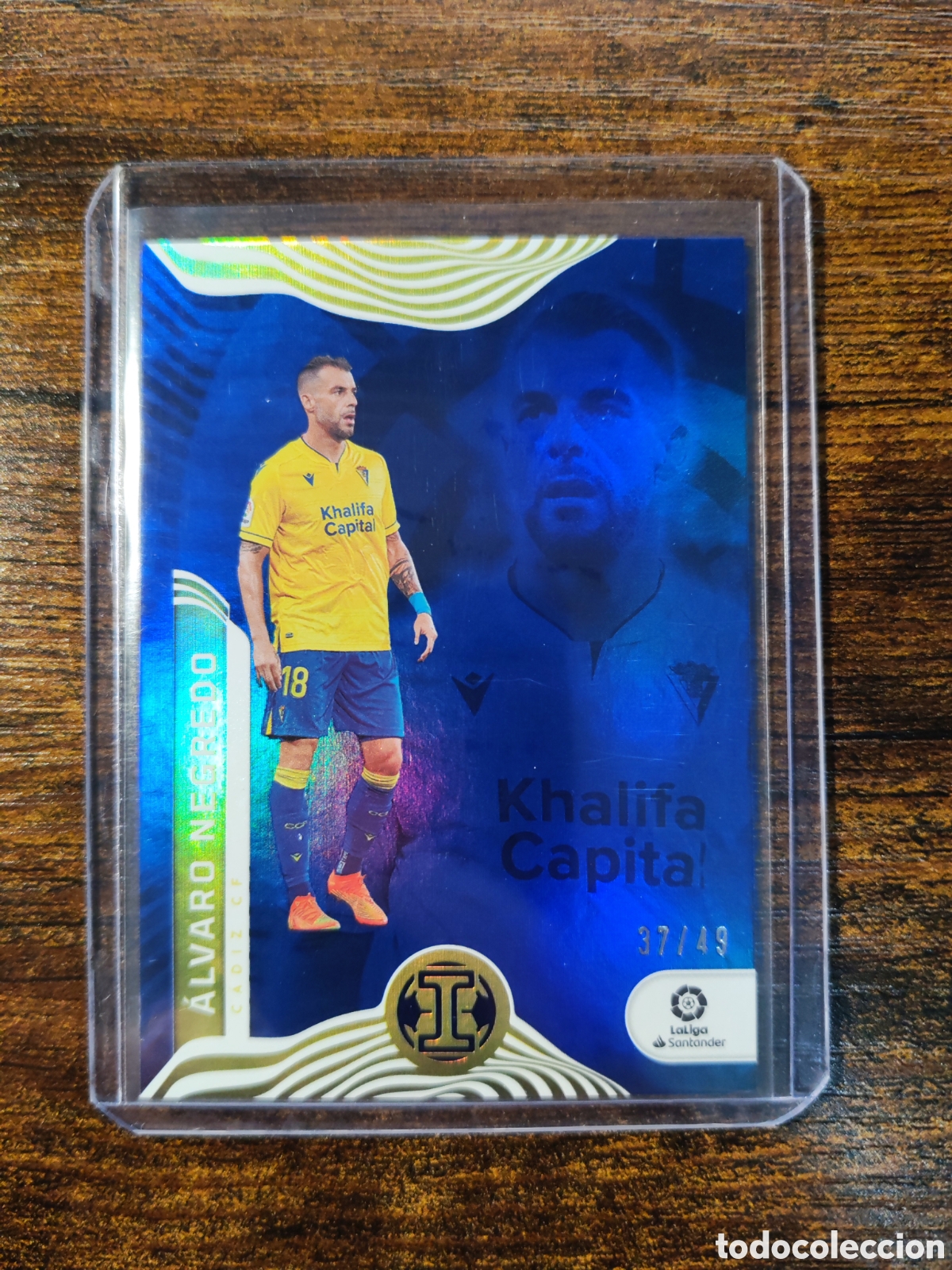 Cromos de f&uacute;tbol: &Aacute;lvaro Negredo C&aacute;diz Illusions Blue /49 #179 Chronicles La Liga 22-23