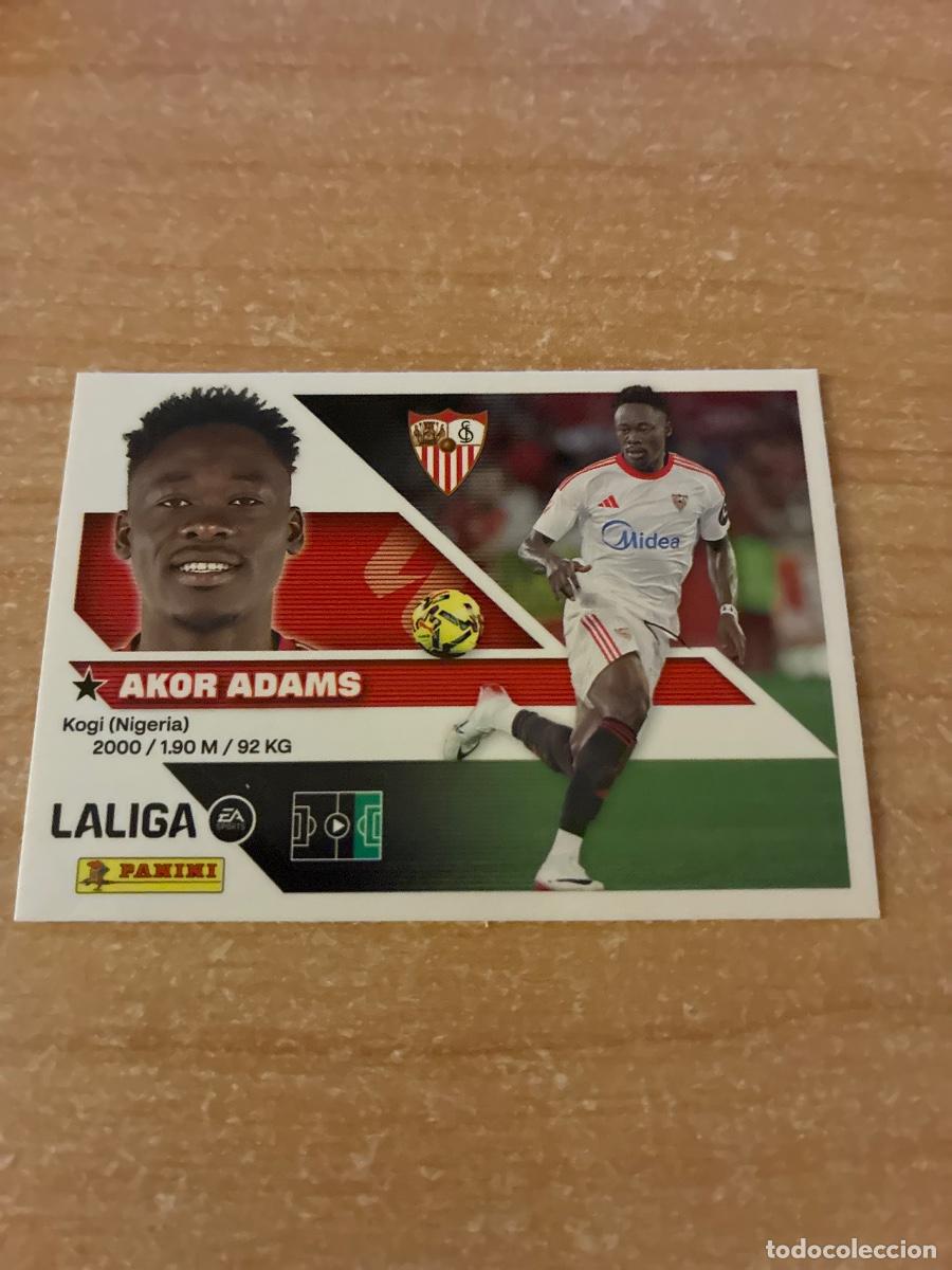 Cromos de f&uacute;tbol: 19 AKOR ADAMS SEVILLA LIGA ESTE 2026 2027