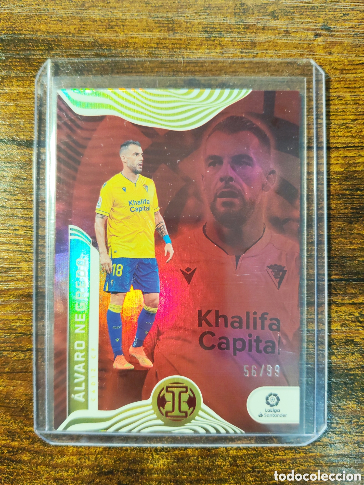 Cromos de f&uacute;tbol: &Aacute;lvaro Negredo C&aacute;diz Illusions Red /99 #179 Chronicles La Liga 22-23