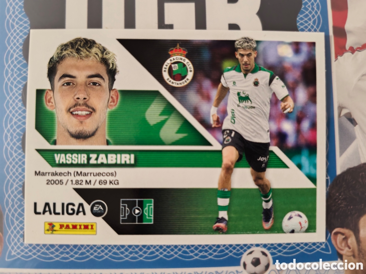 Cromos de f&uacute;tbol: LIGA ESTE 2026 2027 26 27 - PANINI - COLOCA N&ordm; 15 BIS ZABIRI RACING DE SANTANDER