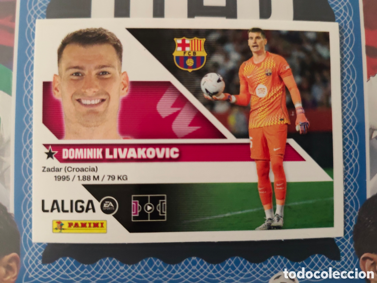 Cromos de f&uacute;tbol: LIGA ESTE 2026 2027 26 27 - PANINI - &Uacute;LTIMOS FICHAJES N&ordm; 56 LIVAKOVIC BARCELONA