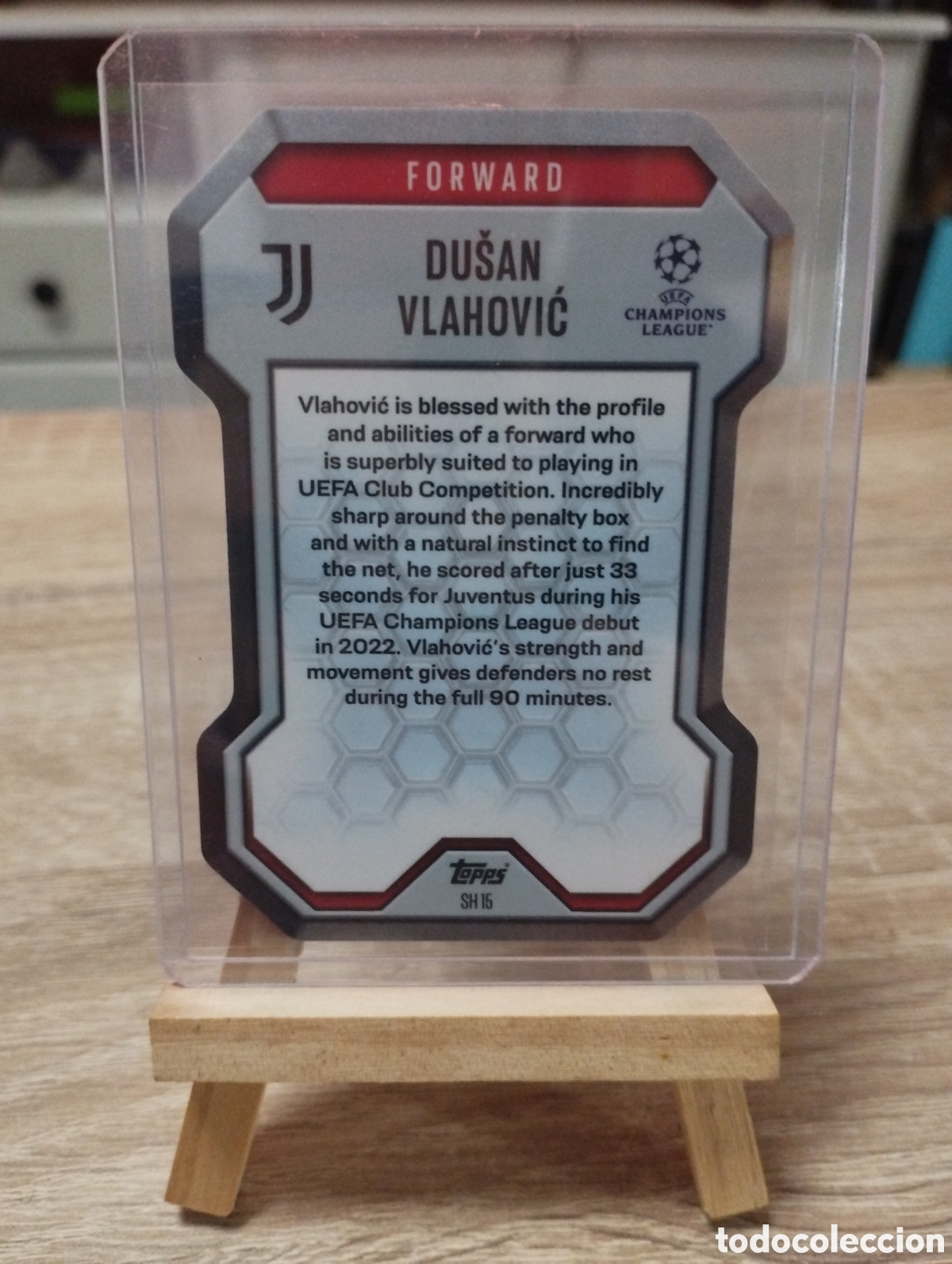 Cromos de f&uacute;tbol: Carta Topps Dusan Vlahović - Foto 2