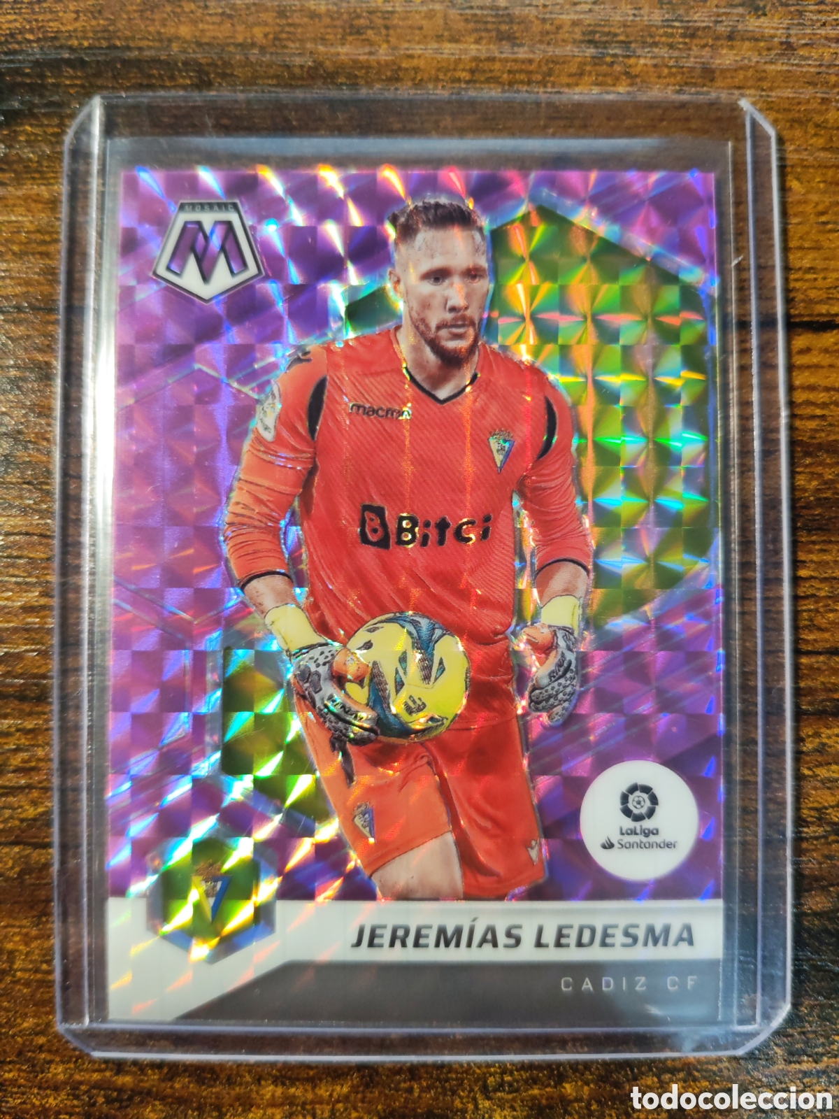 Cromos de f&uacute;tbol: Jeremias Ledesma C&aacute;diz Mosaic Purple /49 #107 Mosaic La Liga 21-22