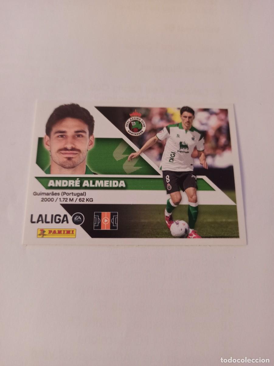 Cromos de f&uacute;tbol: Andre Almeida 14 bis - Racing Santander - 4 &ordf; CUARTA EDICI&Oacute;N - LIGA ESTE 2026 2027 - 26 27 - PANINI
