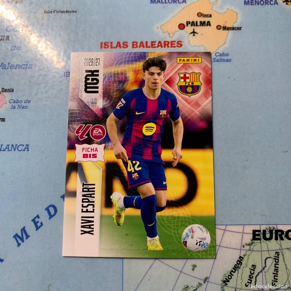 Cromos de f&uacute;tbol: Xavi Espart n&uacute;mero 76 Bis del Barcelona megacracks 26-27 2026-2027