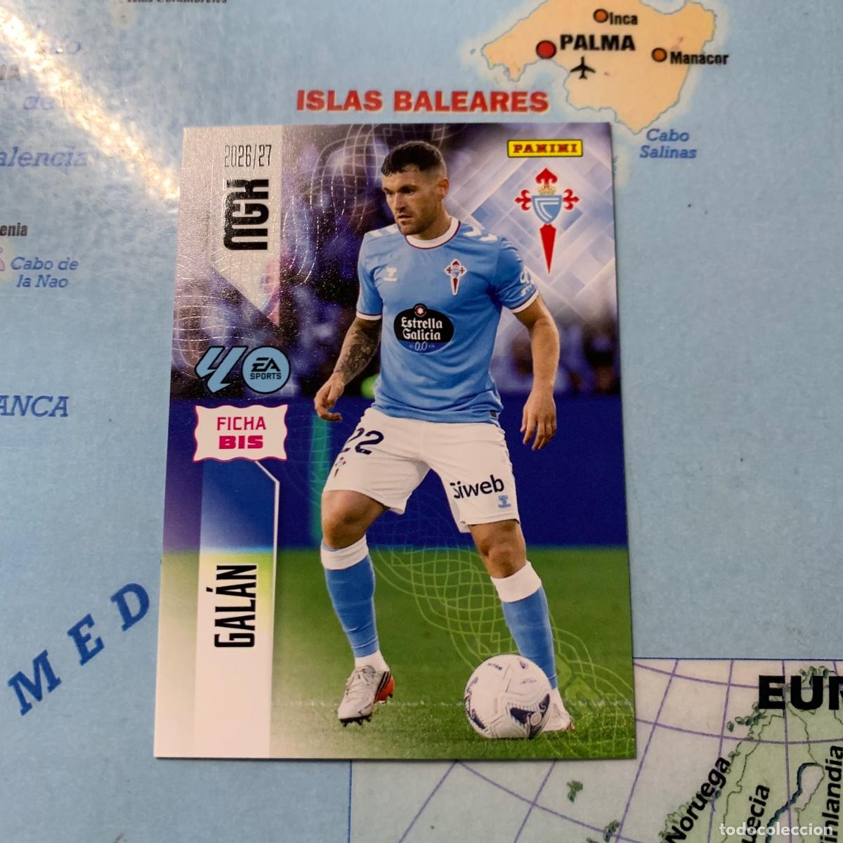 Cromos de f&uacute;tbol: Gal&aacute;n n&uacute;mero 117 Bis del Celta megacracks 26-27 2026-2027