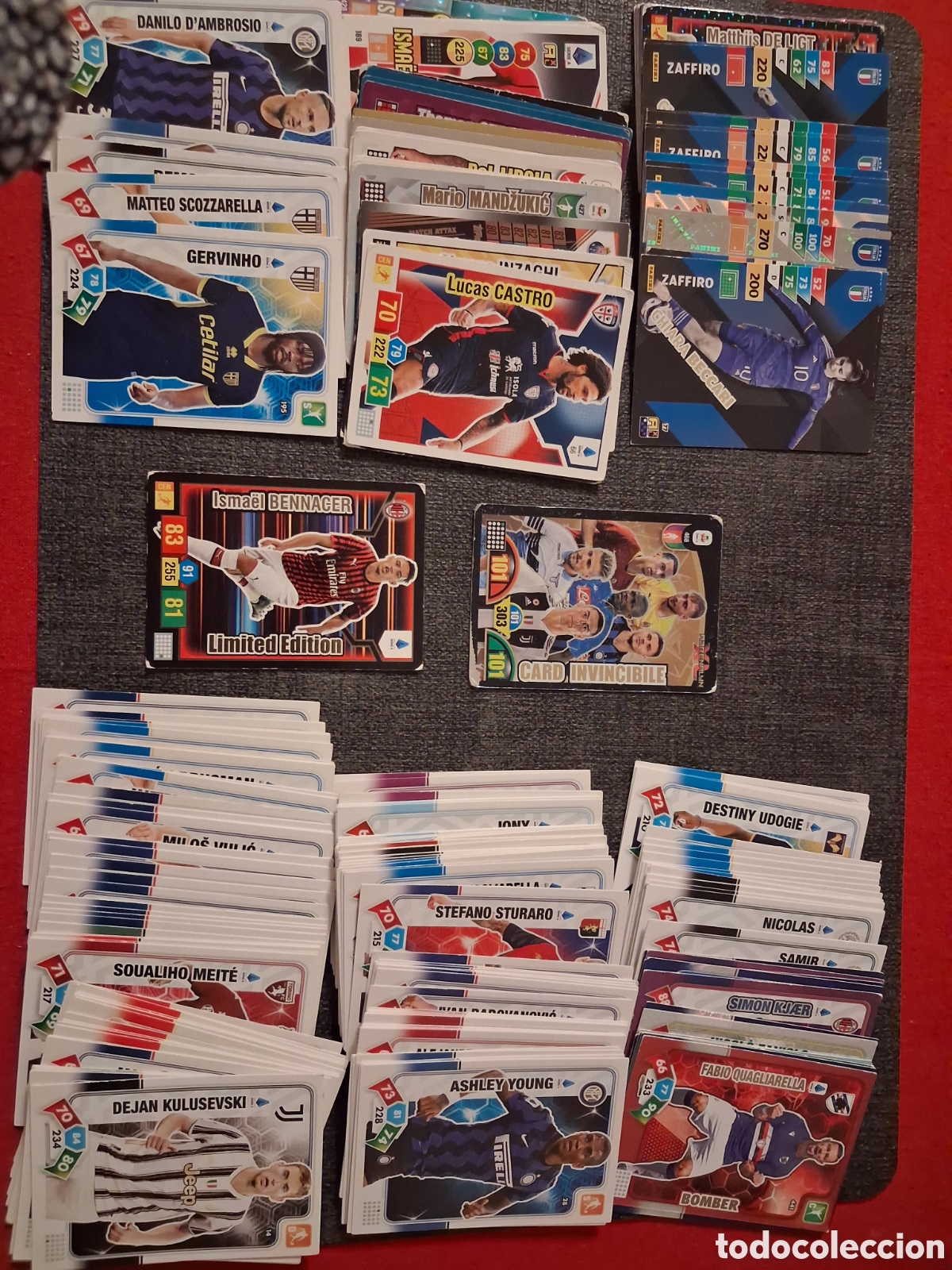 Cromos de f&uacute;tbol: 200 cromos adrenalyn italia