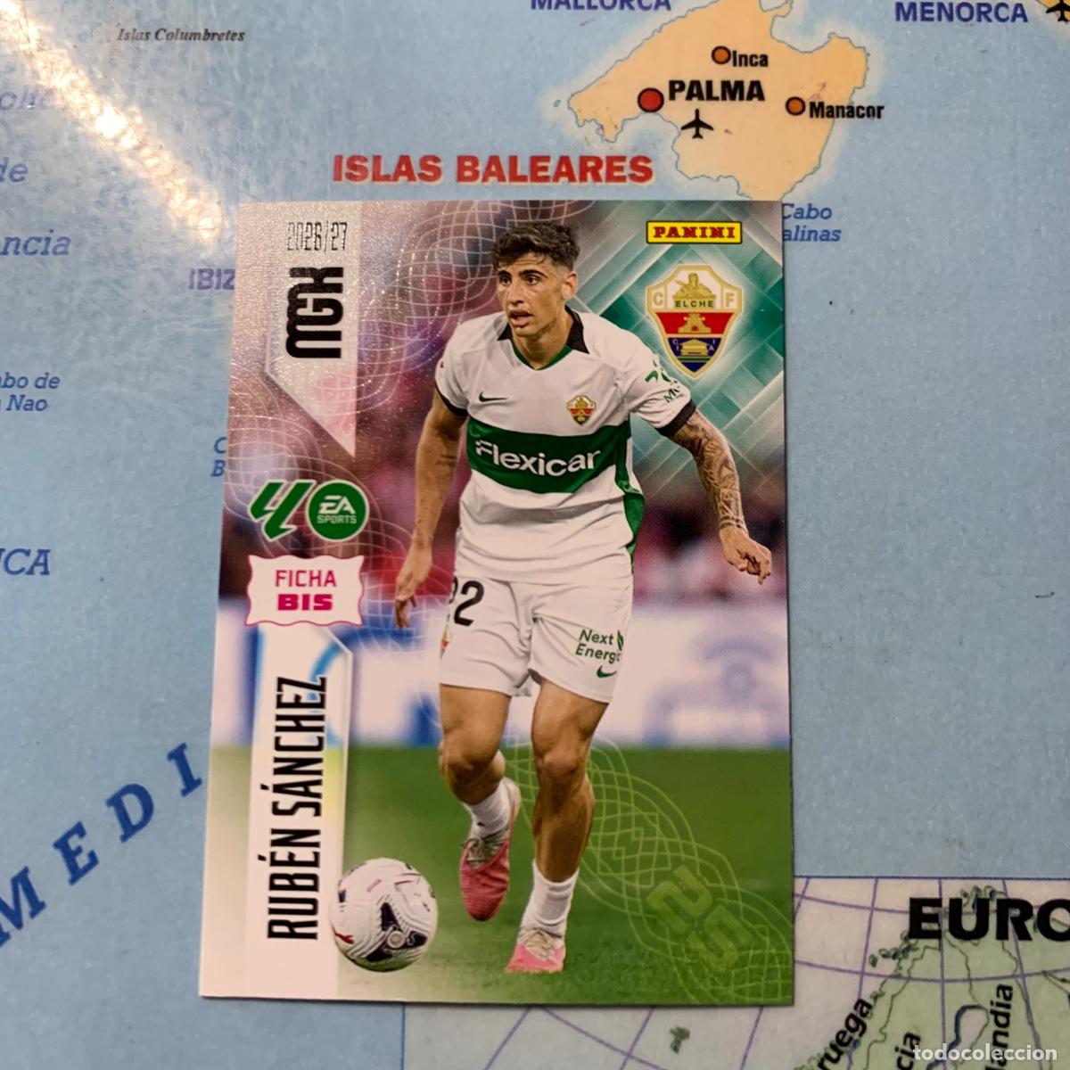 Cromos de f&uacute;tbol: Rub&eacute;n S&aacute;nchez n&uacute;mero 148 Bis del Elche megacracks 26-27 2026-2027