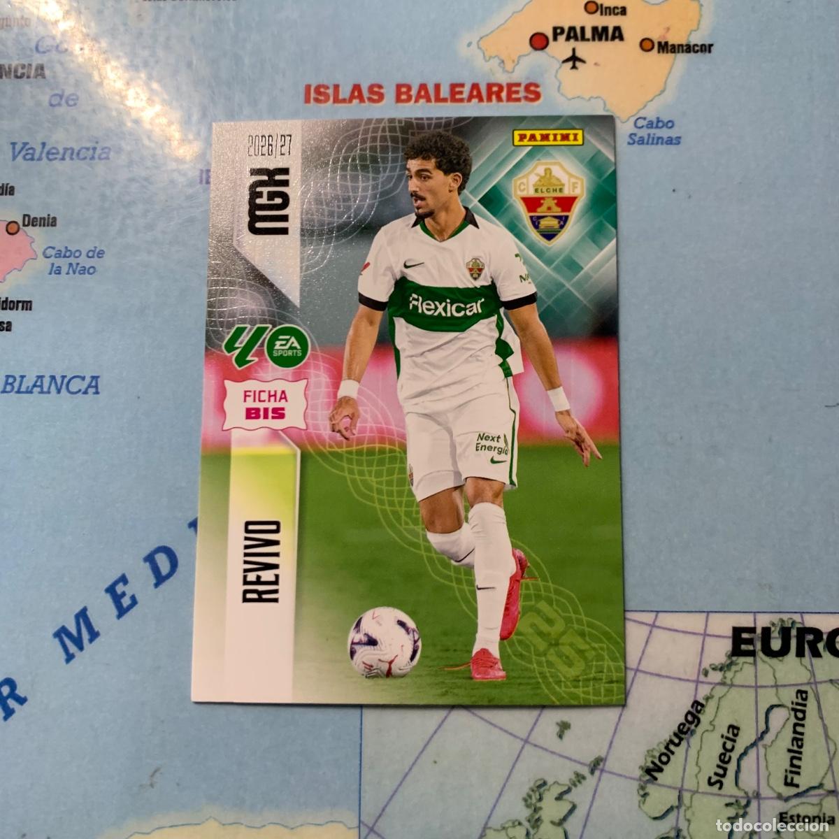 Cromos de f&uacute;tbol: Revivo n&uacute;mero 151 Bis del Elche megacracks 26-27 2026-2027