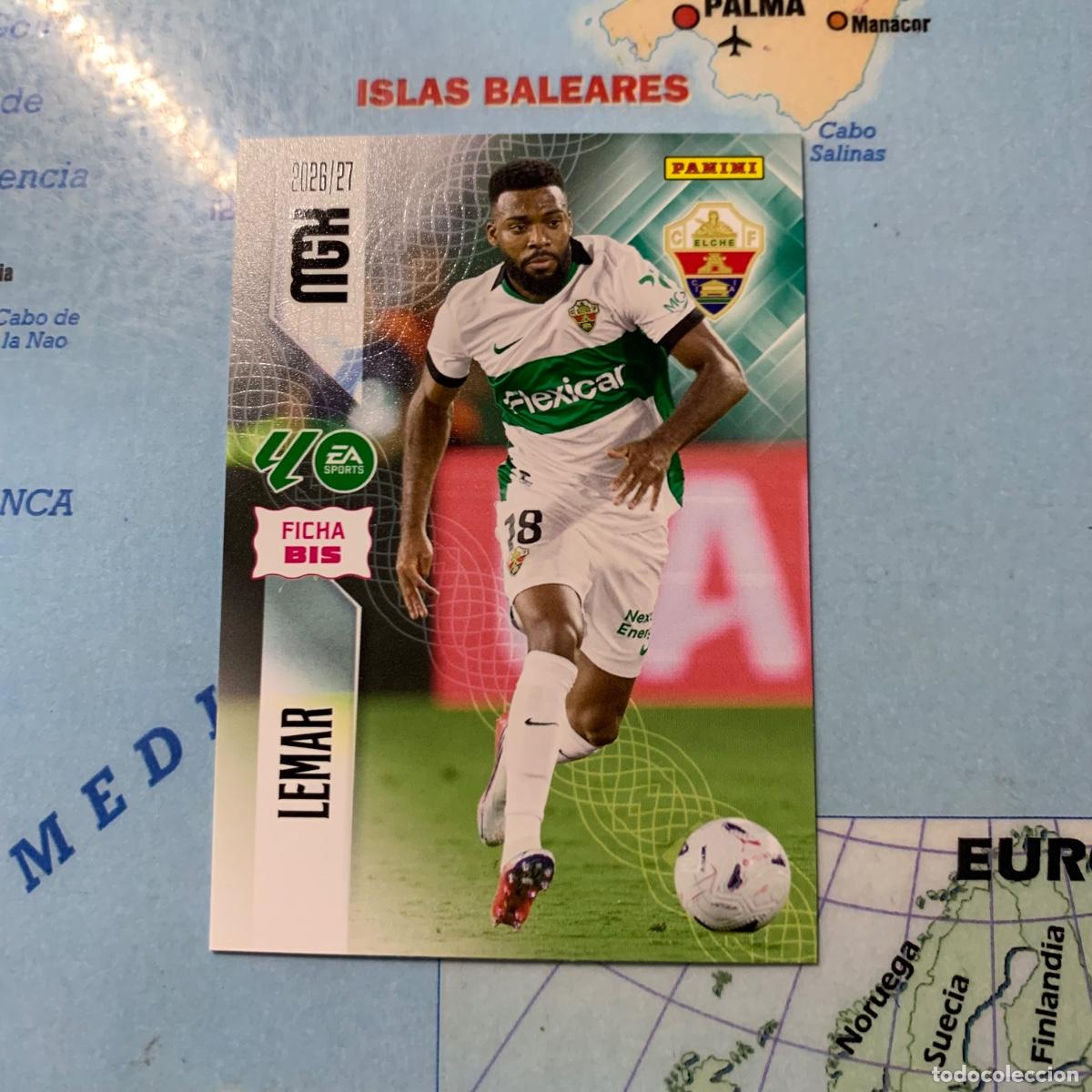 Cromos de f&uacute;tbol: Lemar n&uacute;mero 157 Bis del Elche megacracks 26-27 2026-2027