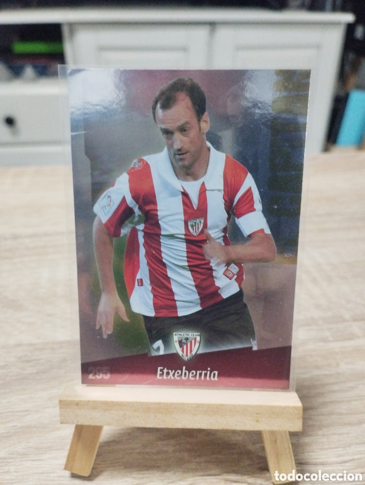 Cromos de f&uacute;tbol: Carta Joseba Etxeberria Bilbao Mundicromo 2009