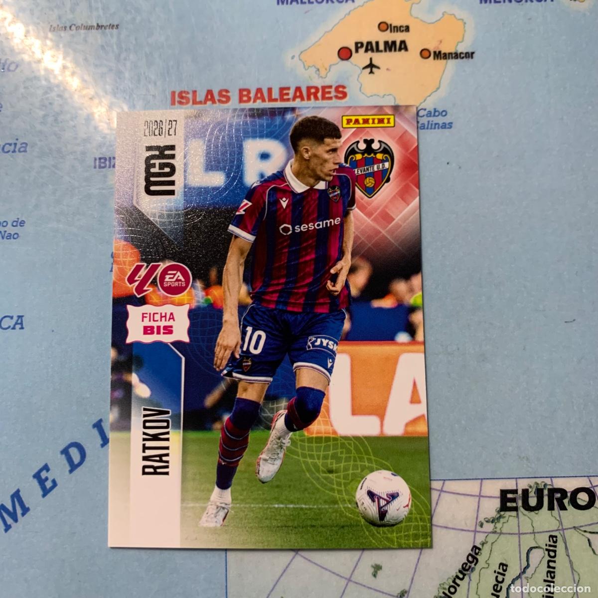 Cromos de f&uacute;tbol: Ratkov n&uacute;mero 212 Bis del Levante megacracks 26-27 2026-2027