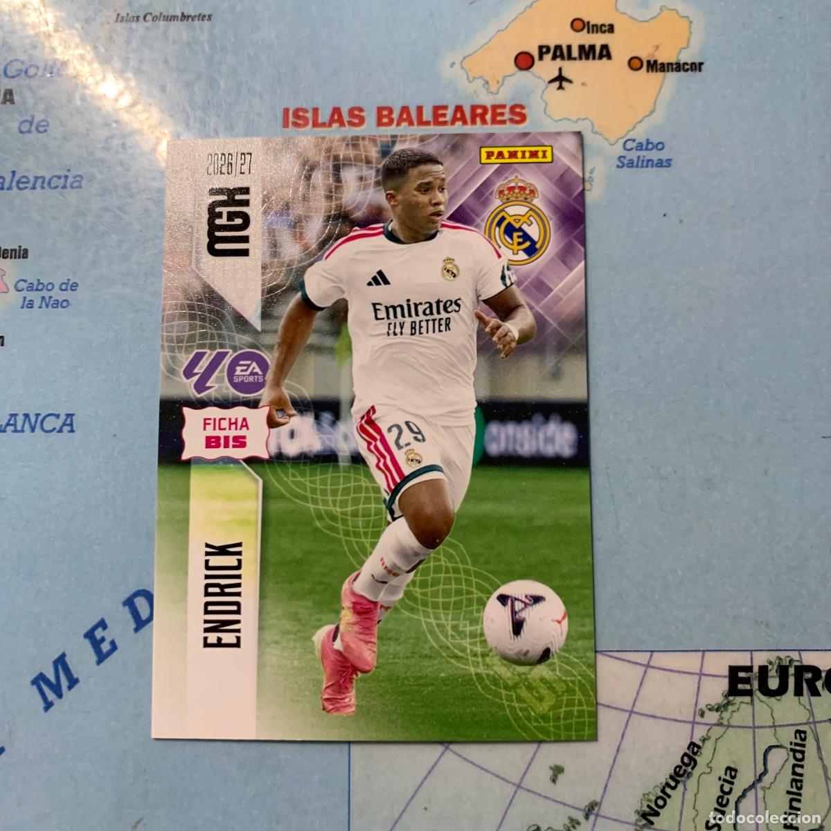 Cromos de f&uacute;tbol: Endrick n&uacute;mero 231 Bis Del Real Madrid megacracks 26-27 2026-2027