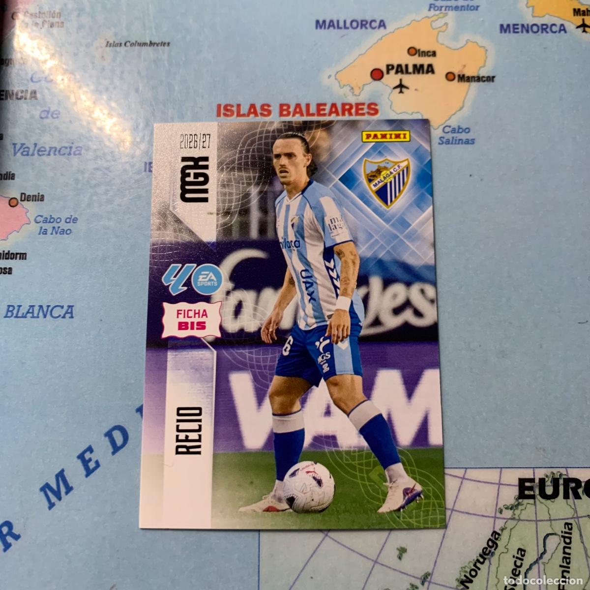 Cromos de f&uacute;tbol: Recio n&uacute;mero 239 Bis Del Malaga megacracks 26-27 2026-2027