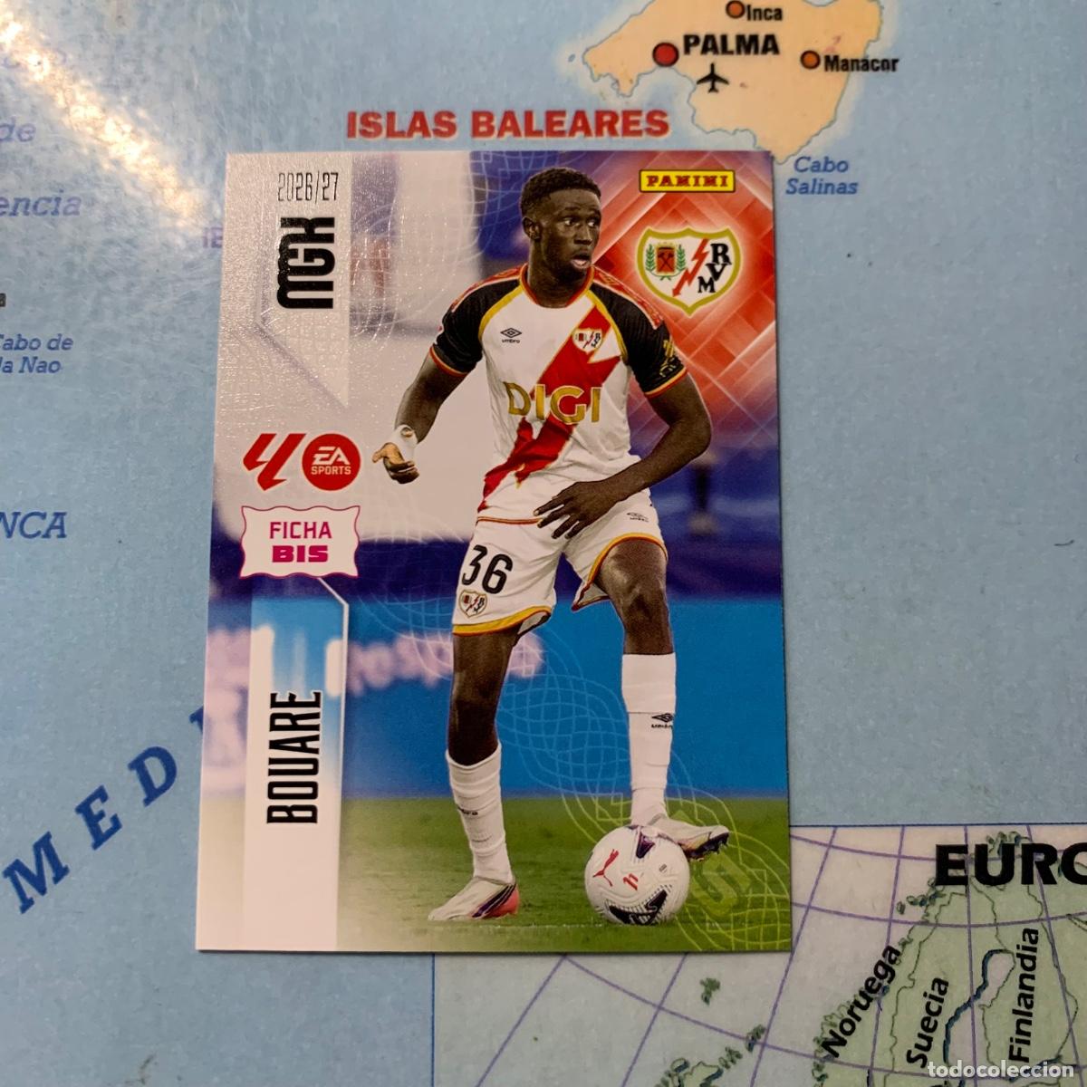 Cromos de f&uacute;tbol: Bouare n&uacute;mero 298 Bis Del Rayo Vallecano megacracks 26-27 2026-2027