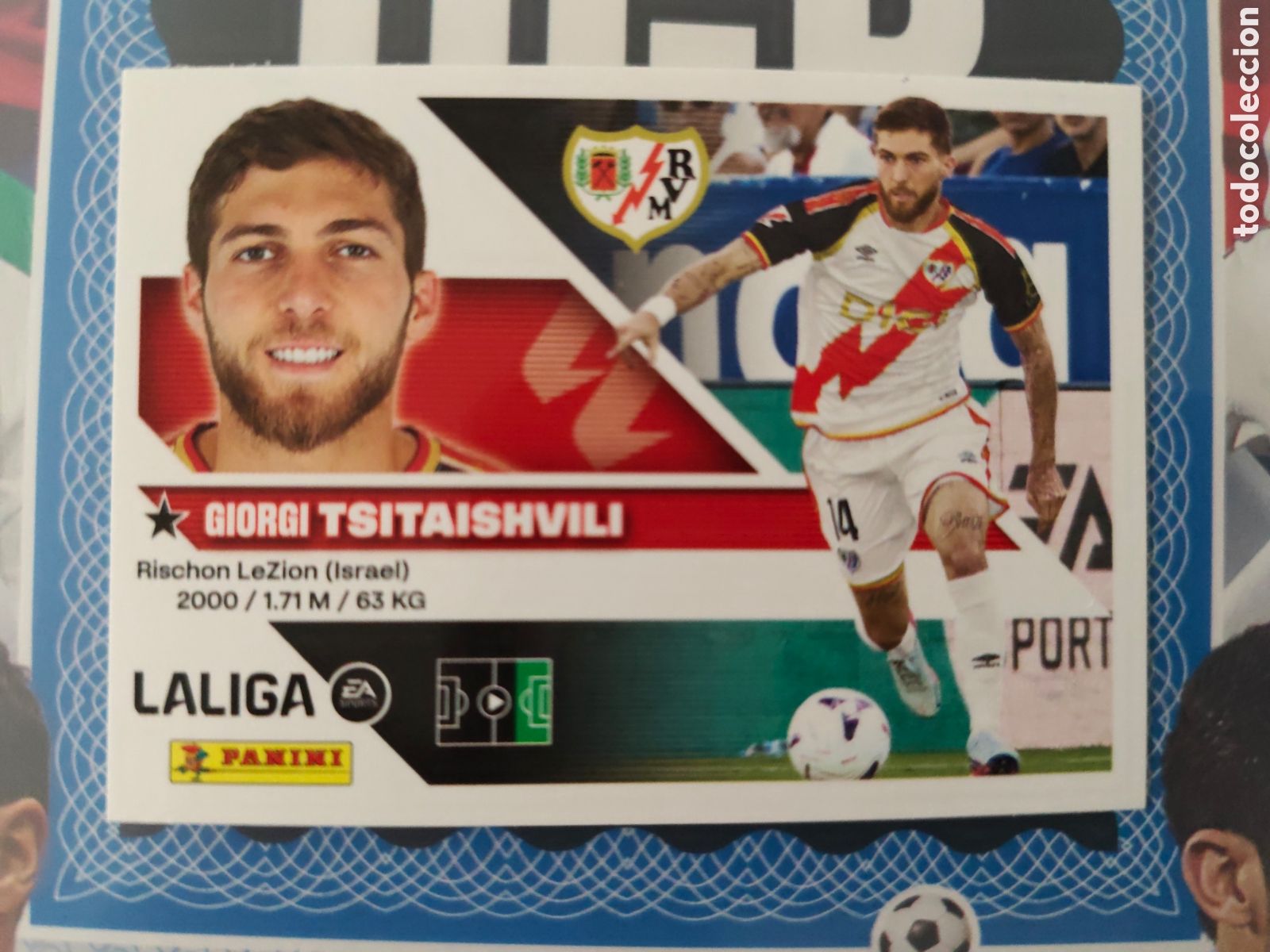 Cromos de f&uacute;tbol: LIGA ESTE 2026 2027 26 27 - PANINI - COLOCA N&ordm; 17 BIS TSITAISHVILI RAYO VALLECANO