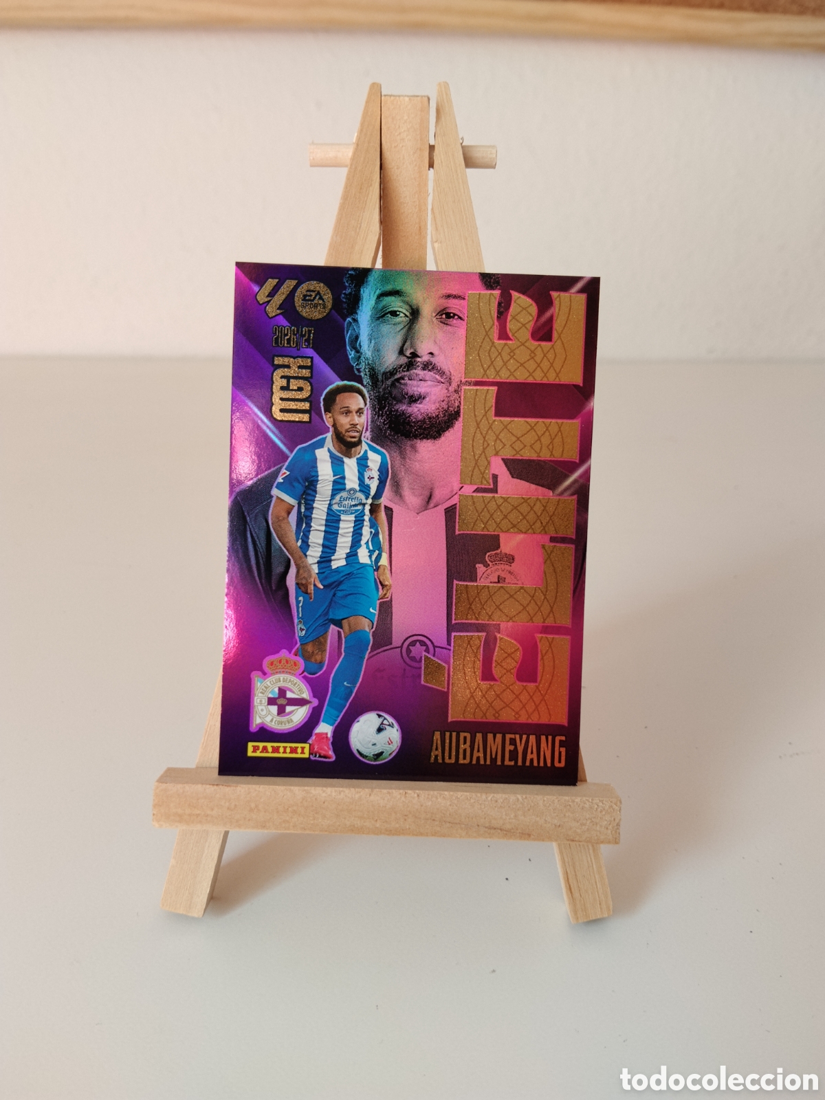 Cromos de f&uacute;tbol: Aubameyang &Eacute;lite megacrack 26/27
