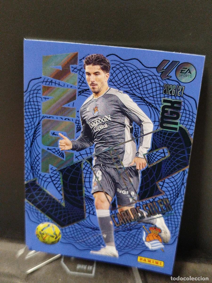 Cromos de f&uacute;tbol: Cromo Zona Vip 390 Carlos Soler MGK 26/27