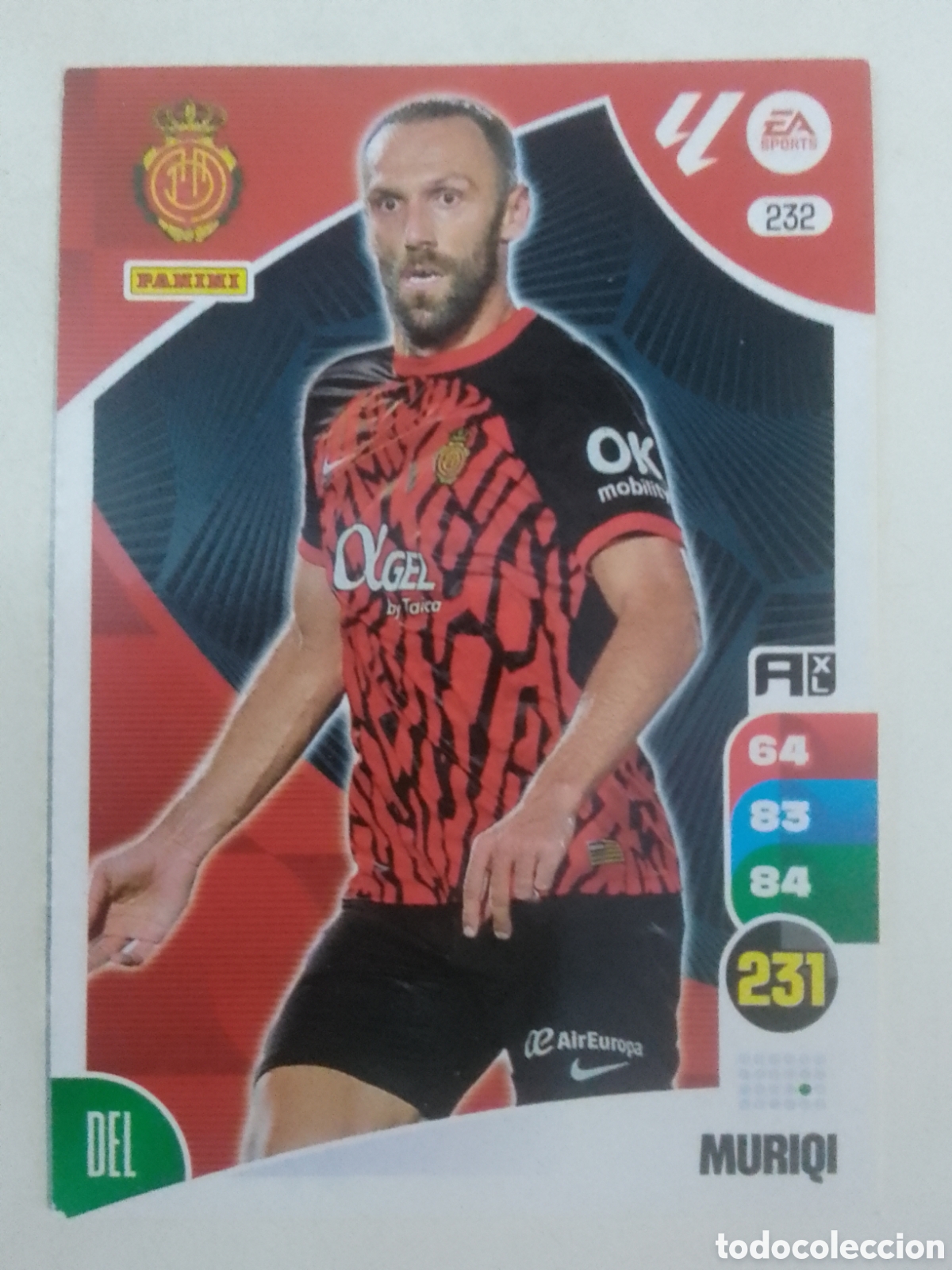 Cromos de f&uacute;tbol: Adrenalyn XL 2024-25 n&deg; 232 Muriqi &bull; Mallorca.