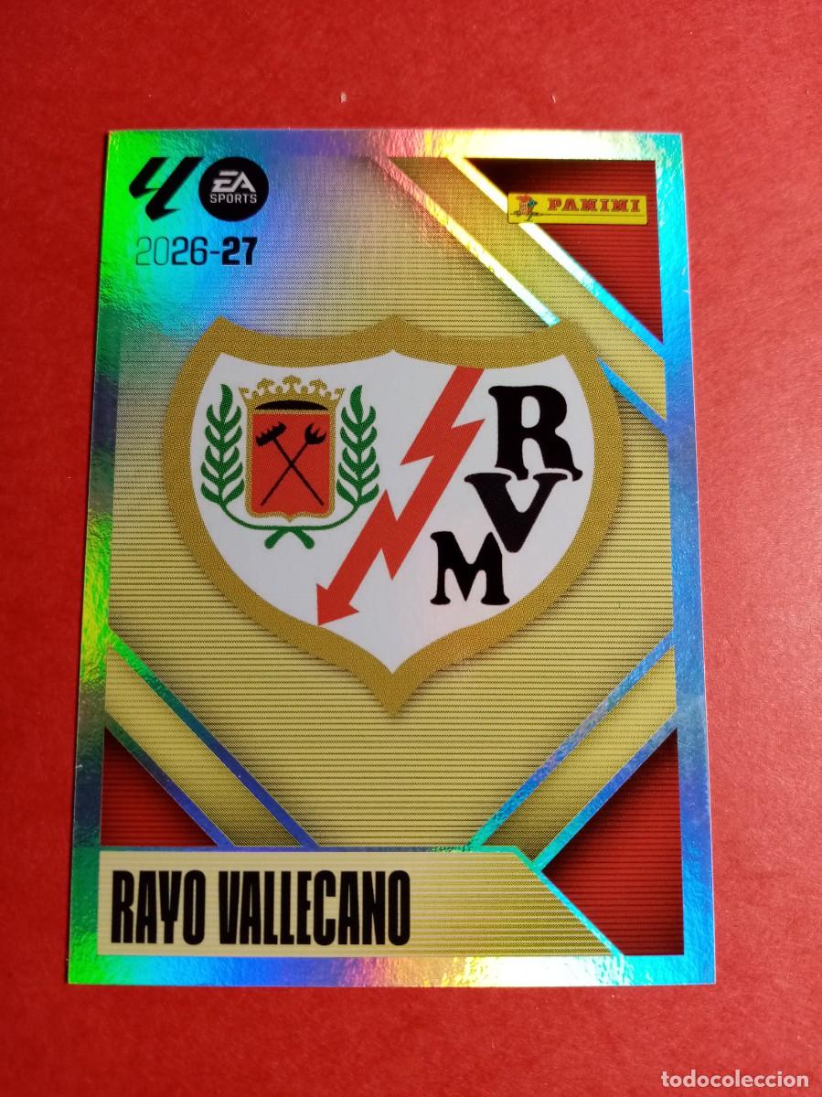Cromos de f&uacute;tbol: N&ordm; 1 ESCUDO, RAYO VALLECANO, LIGA ESTE 2026 2027 26 27 PANINI
