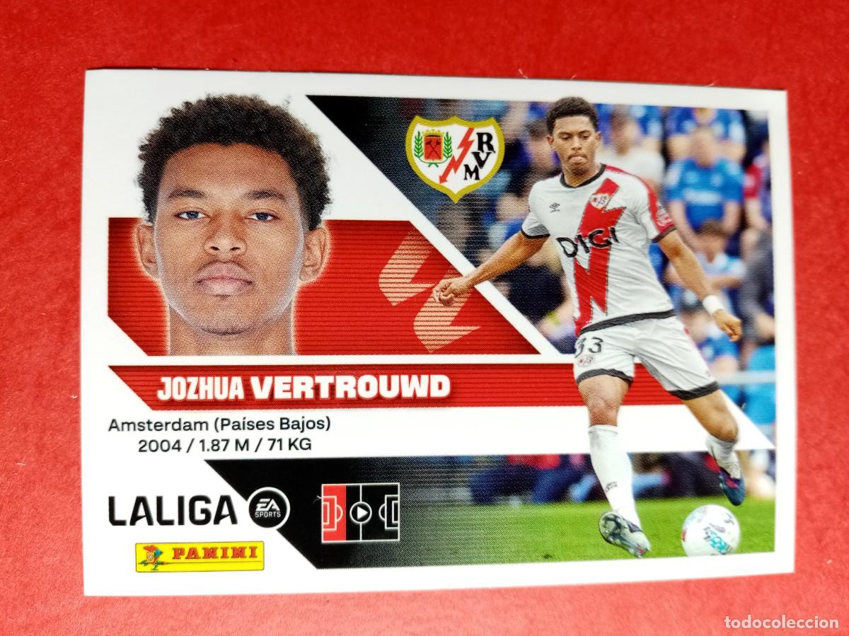 Cromos de f&uacute;tbol: N&ordm; 7 BIS 7BIS JOZHUA VERTROUWD, COLOCA, RAYO VALLECANO, LIGA ESTE 2026 2027 26 27 PANINI