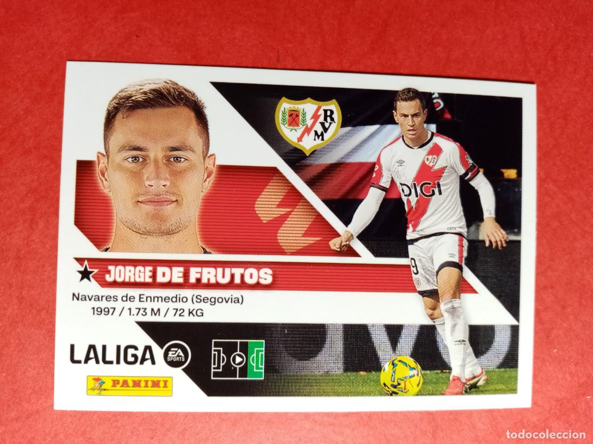 Cromos de f&uacute;tbol: N&ordm; 16 JORGE DE FRUTOS, RAYO VALLECANO, LIGA ESTE 2026 2027 26 27 PANINI