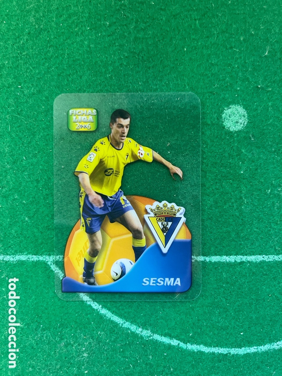Cromos de f&uacute;tbol: 486 SESMA C&Aacute;DIZ LAS FICHAS DE LA LIGA 2005 2006 MUNDICROMO LAMINCARDS DANET
