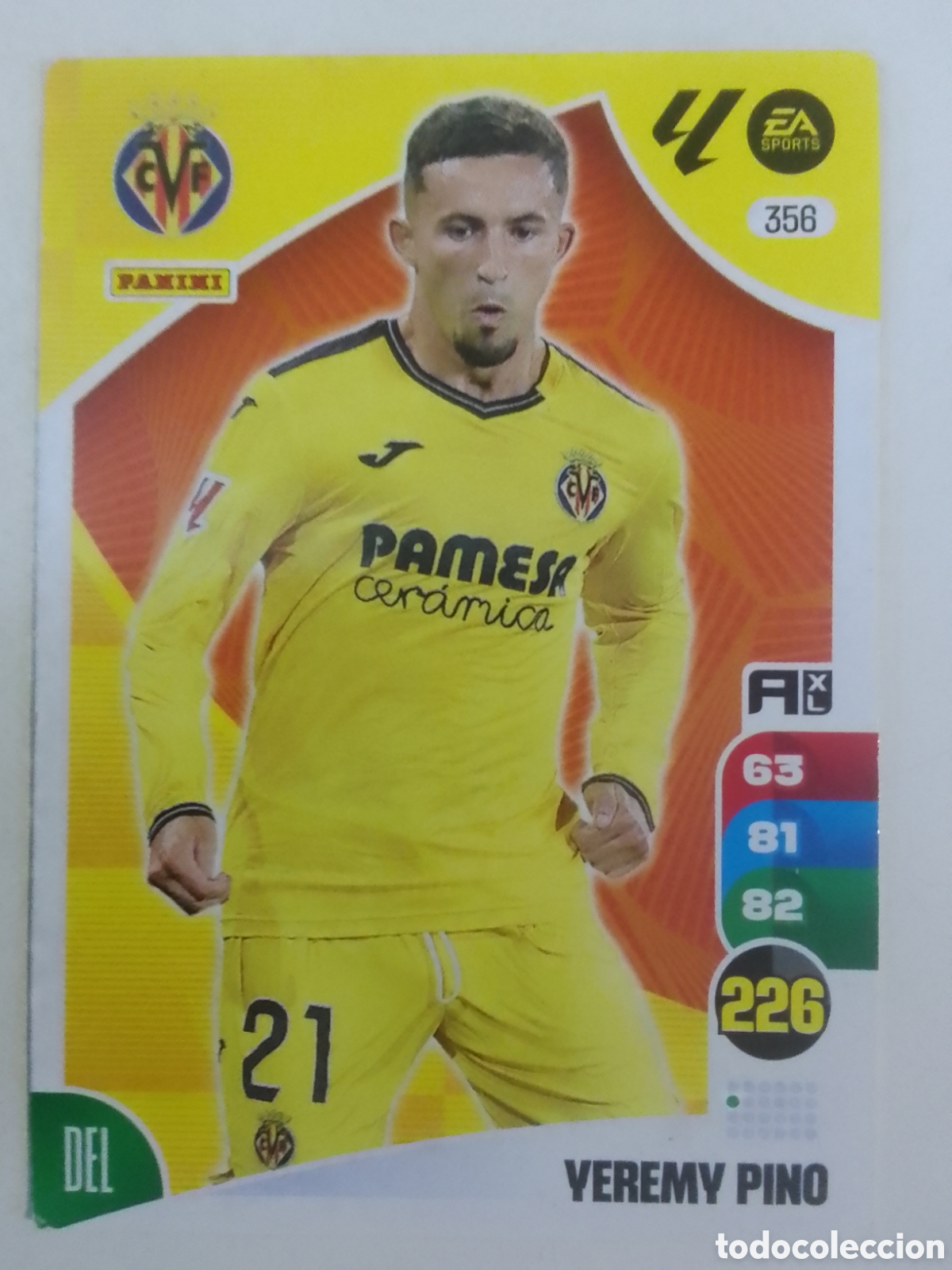 Cromos de f&uacute;tbol: Adrenalyn XL 2024-25 Yeremy Pino&bull; Villarreal.