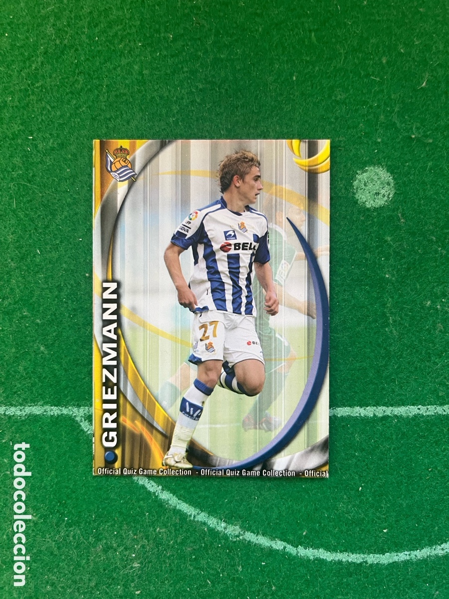 Cromos de f&uacute;tbol: 477 GRIEZMANN REAL SOCIEDAD LAS FICHAS DE LA LIGA 2010 2011 MUNDICROMO