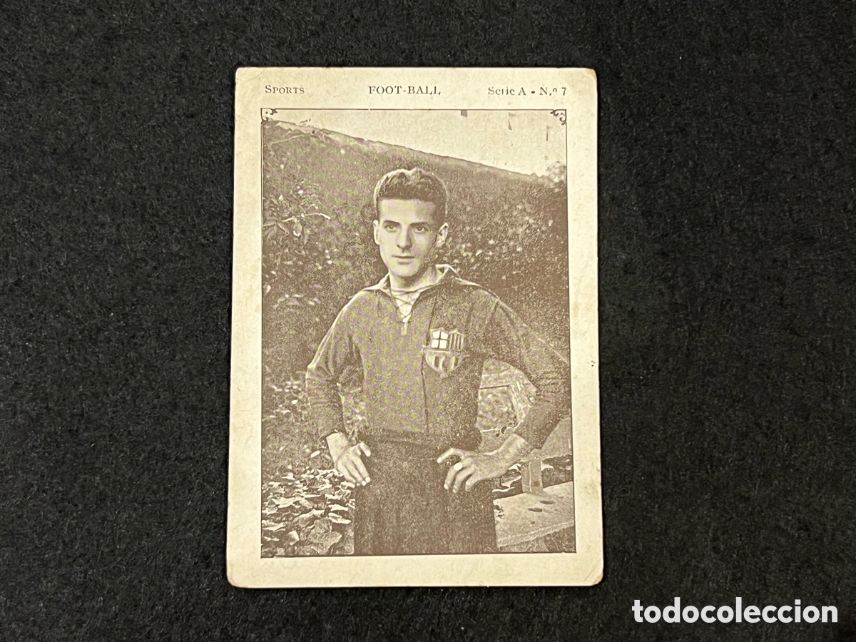 Cromos de f&uacute;tbol: CROMO RAM&Oacute;N TORRALBA FC BARCELONA SOORTS FOOT-BALL SERIE A N&Uacute;M 7 FUTBOL ANTIGUO CHOCOLATE JUNCOSA