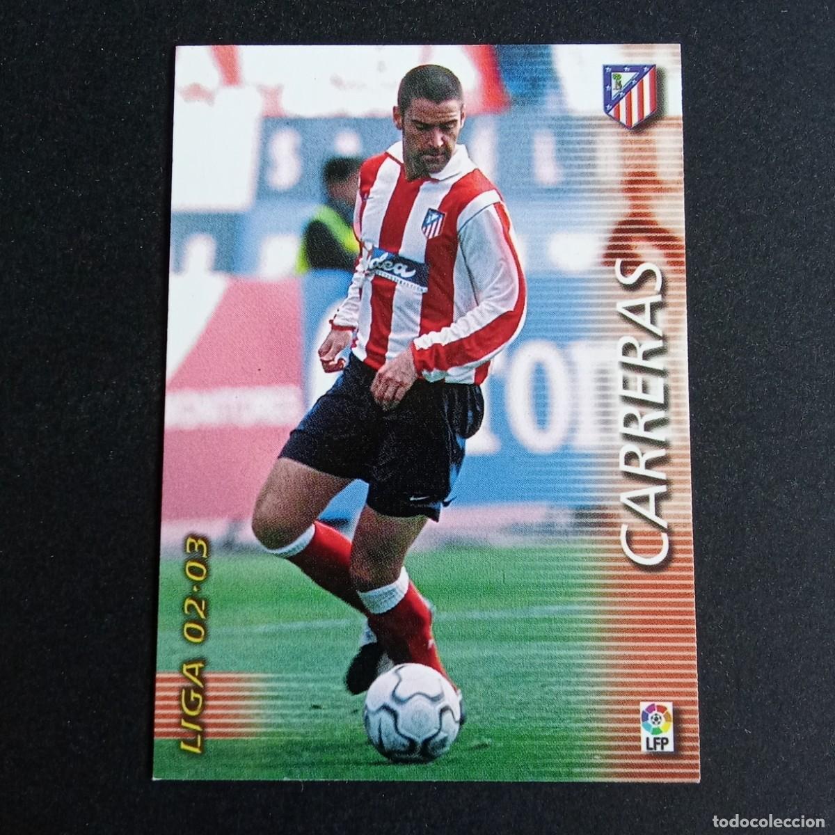 Cromos de f&uacute;tbol: 45 CARRERAS ATLETICO MADRID LIGA 2002 2003 02 03 MEGAFICHAS PANINI
