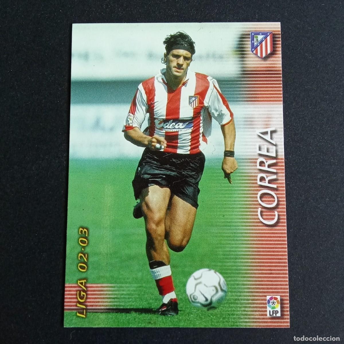 Cromos de f&uacute;tbol: 53 CORREA ATLETICO MADRID LIGA 2002 2003 02 03 MEGAFICHAS PANINI
