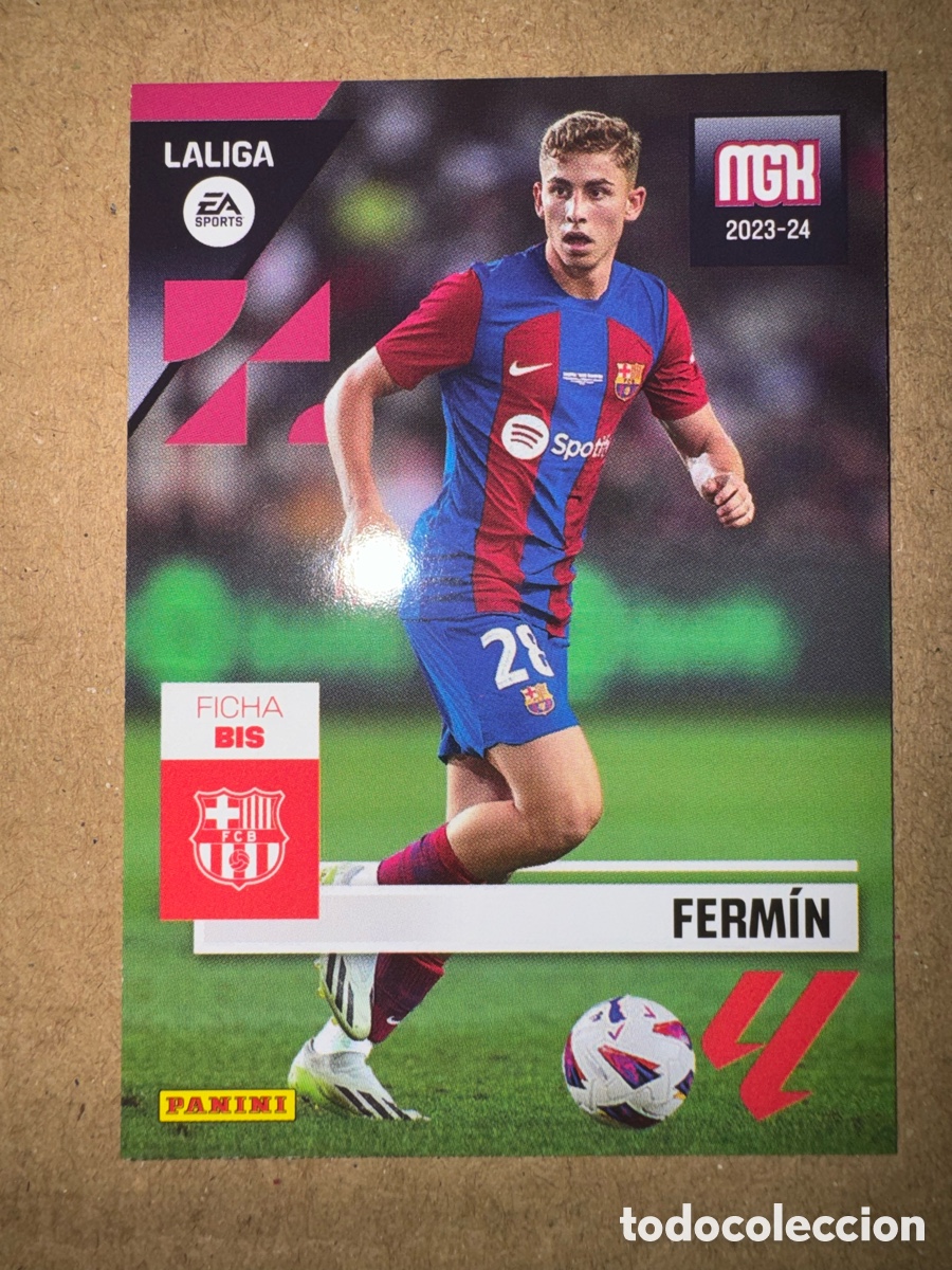 Cromos de f&uacute;tbol: # 106 Ferm&iacute;n L&oacute;pez BIS FC Barcelona FCB Megacracks 23 24 2023 2024 3a Tercera 3&ordf; Edici&oacute;n 3 MGK