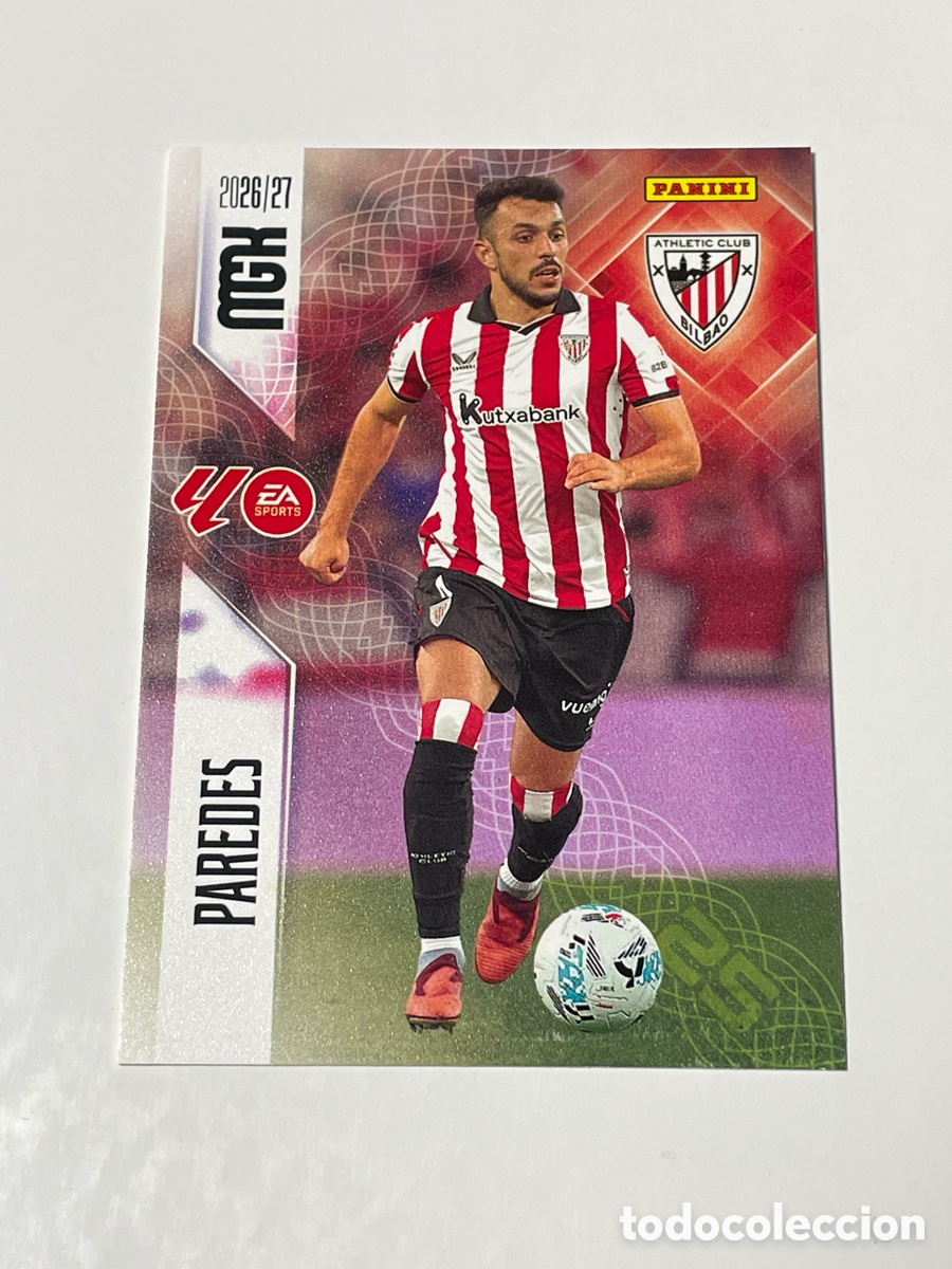 Cromos de f&uacute;tbol: Aitor Paredes Athletic de Bilbao Panini Megacracks 26/27 #42