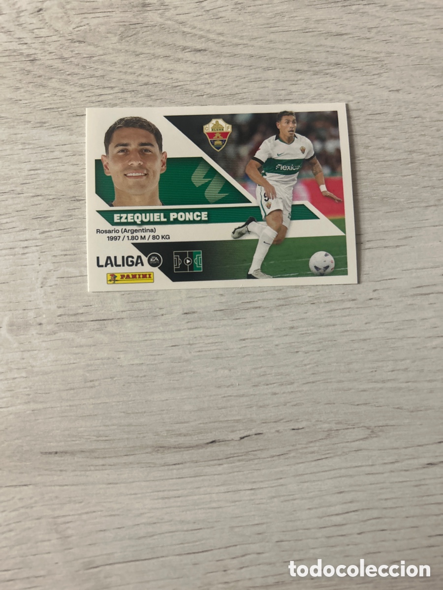 Cromos de f&uacute;tbol: Ezequiel Ponce 41 &Uacute;ltimos Fichajes Elche Cuarta 4 Edici&oacute;n Liga Este 2026/27 26-27 Panini