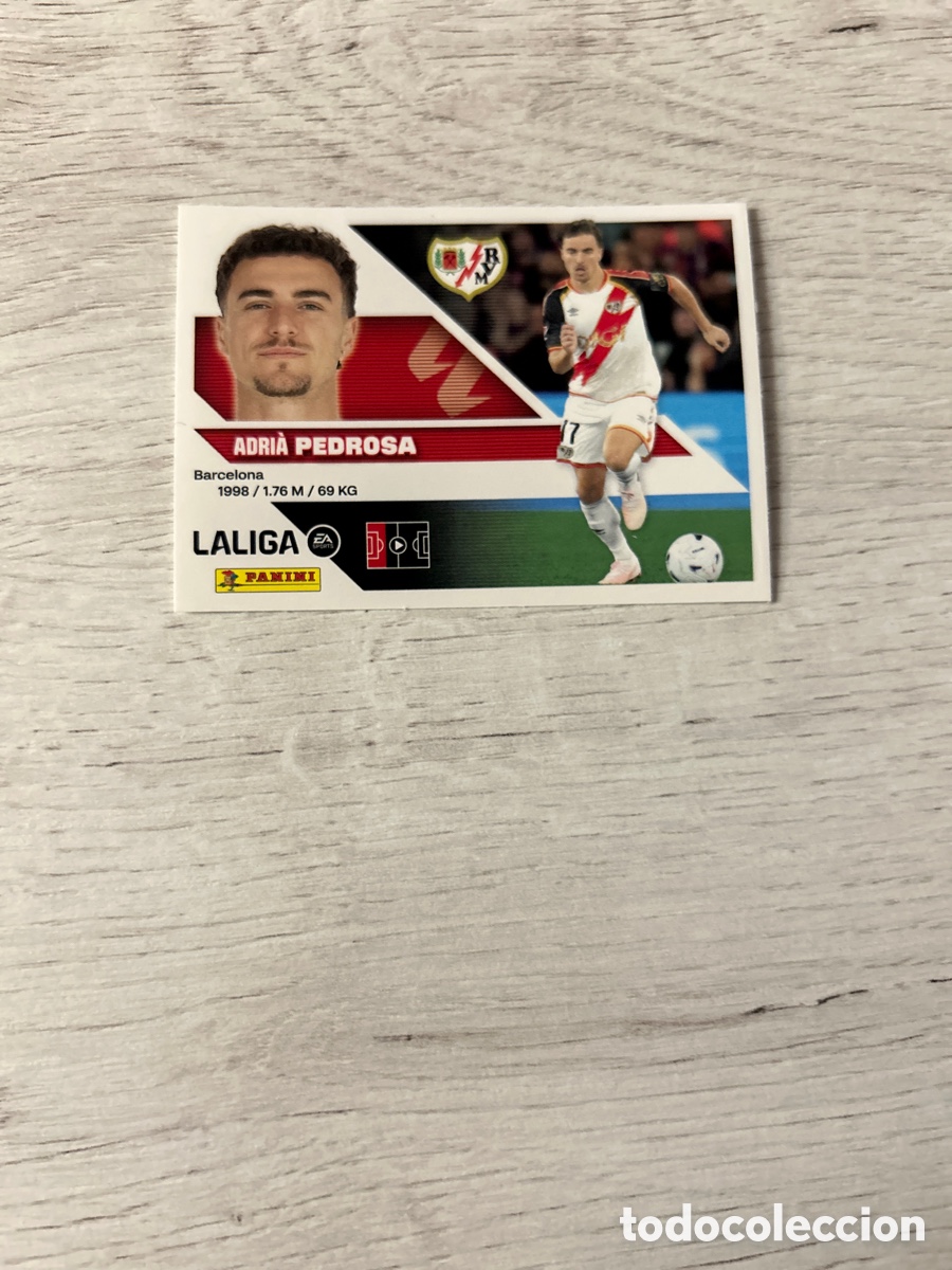 Cromos de f&uacute;tbol: Pedrosa 53 &Uacute;ltimos Fichajes Rayo Vallecano Cuarta 4 Edici&oacute;n Liga Este 2026/27 26-27 Panini