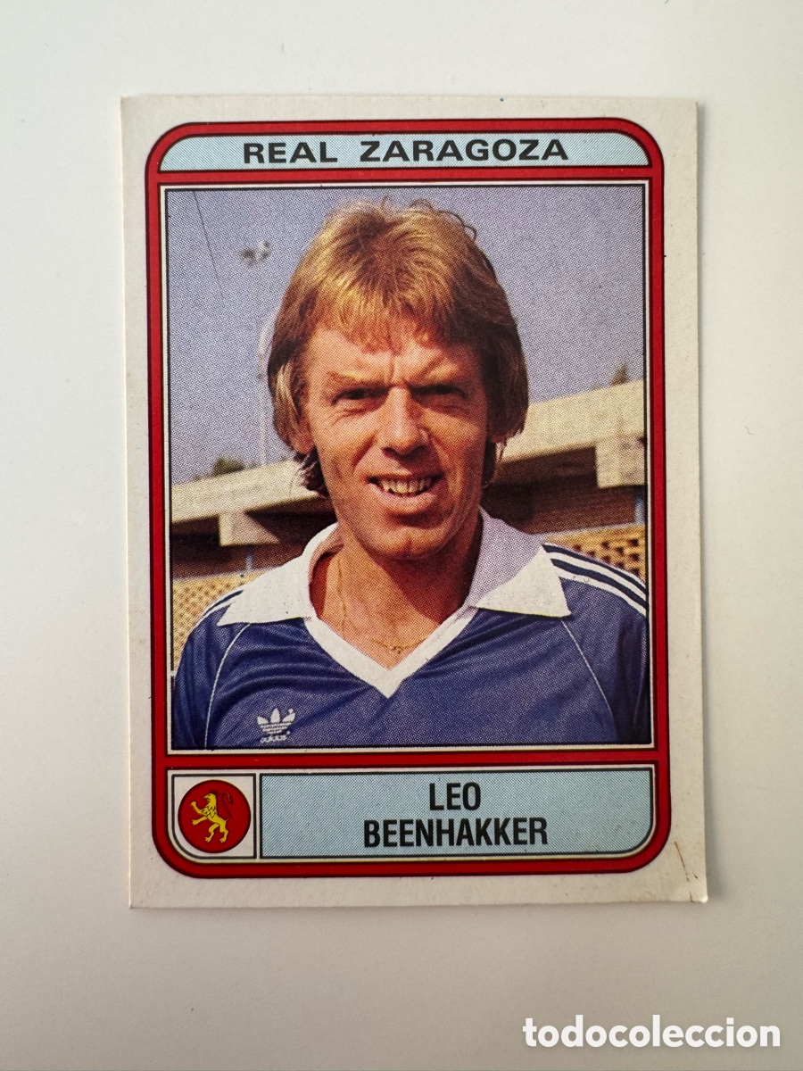 Figurine di Calcio: Figurine Panini Futbol 81 - 82 1981 1982 Real Zaragoza &ndash; N&ordm; 316 &ndash; LEO BEENHAKKER