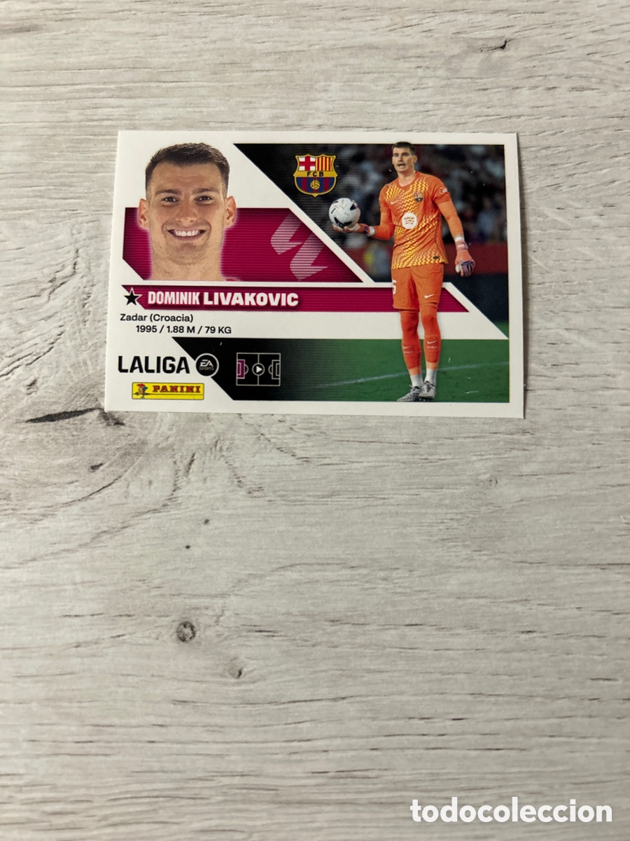 Cromos de f&uacute;tbol: Livakovic 55 &Uacute;ltimos Fichajes Barcelona Cuarta 4 Edici&oacute;n Liga Este 2026/27 26-27 Panini