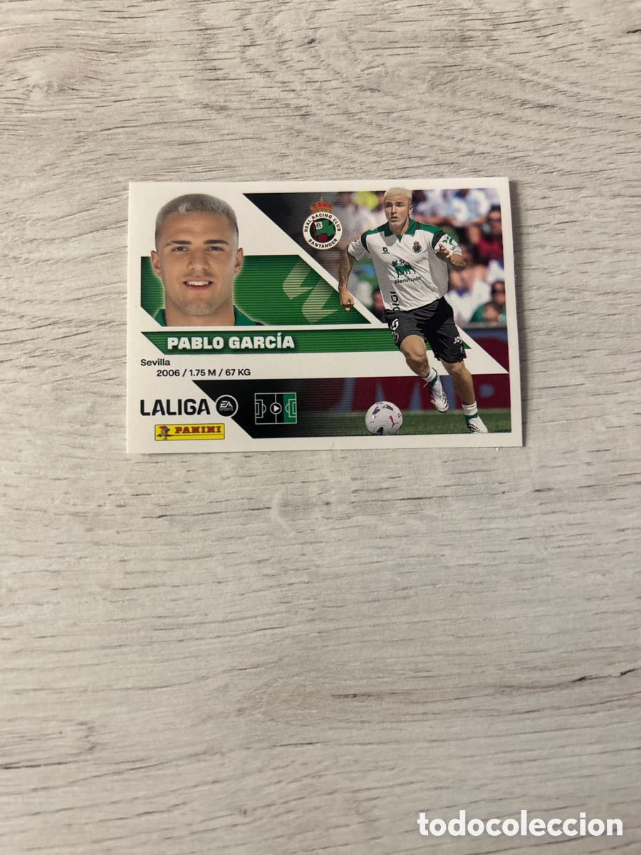 Cromos de f&uacute;tbol: Pablo Garc&iacute;a 56 &Uacute;ltimos Fichajes Racing Cuarta 4 Edici&oacute;n Liga Este 2026/27 26-27 Panini