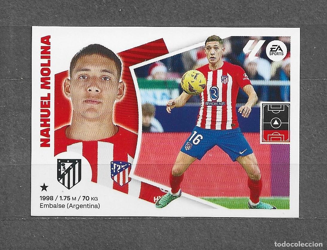 Cromos de f&uacute;tbol: Liga este 24/25 - Nahuel Molina - N&ordm; 5 - Atl&eacute;tico de Madrid