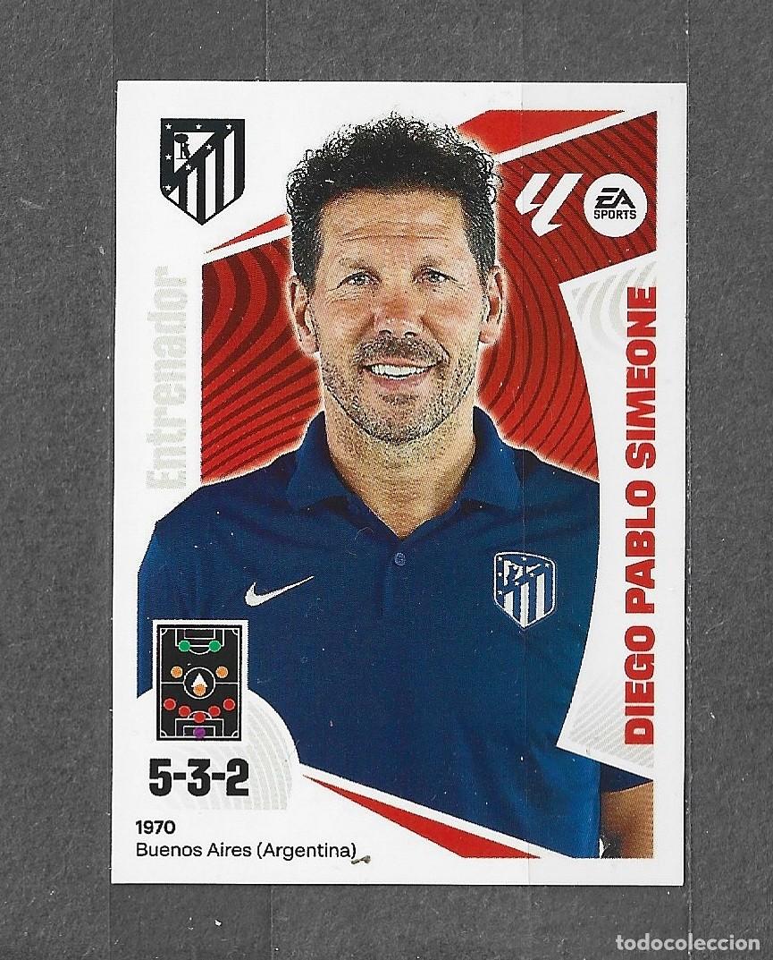 Cromos de f&uacute;tbol: Liga este 24/25 - D. Pablo Simeone - N&ordm; 2 - Atl&eacute;tico de Madrid
