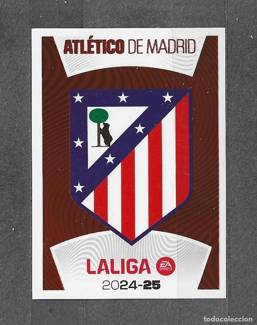 Cromos de f&uacute;tbol: Liga este 24/25 - Escudo - N&ordm; 1 - Atl&eacute;tico de Madrid