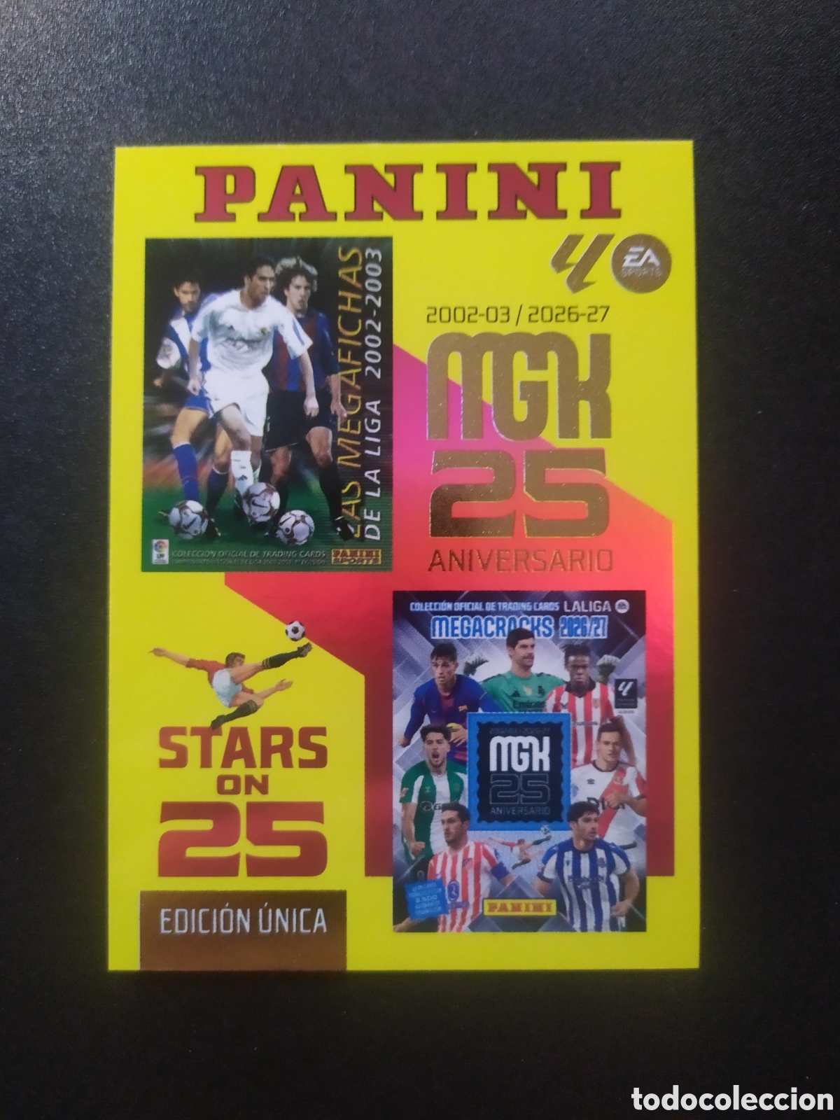 Cromos de f&uacute;tbol: Megacracks 2026 2027 26 27 panini portadas stars on 25 edici&oacute;n &uacute;nica n&deg; 424