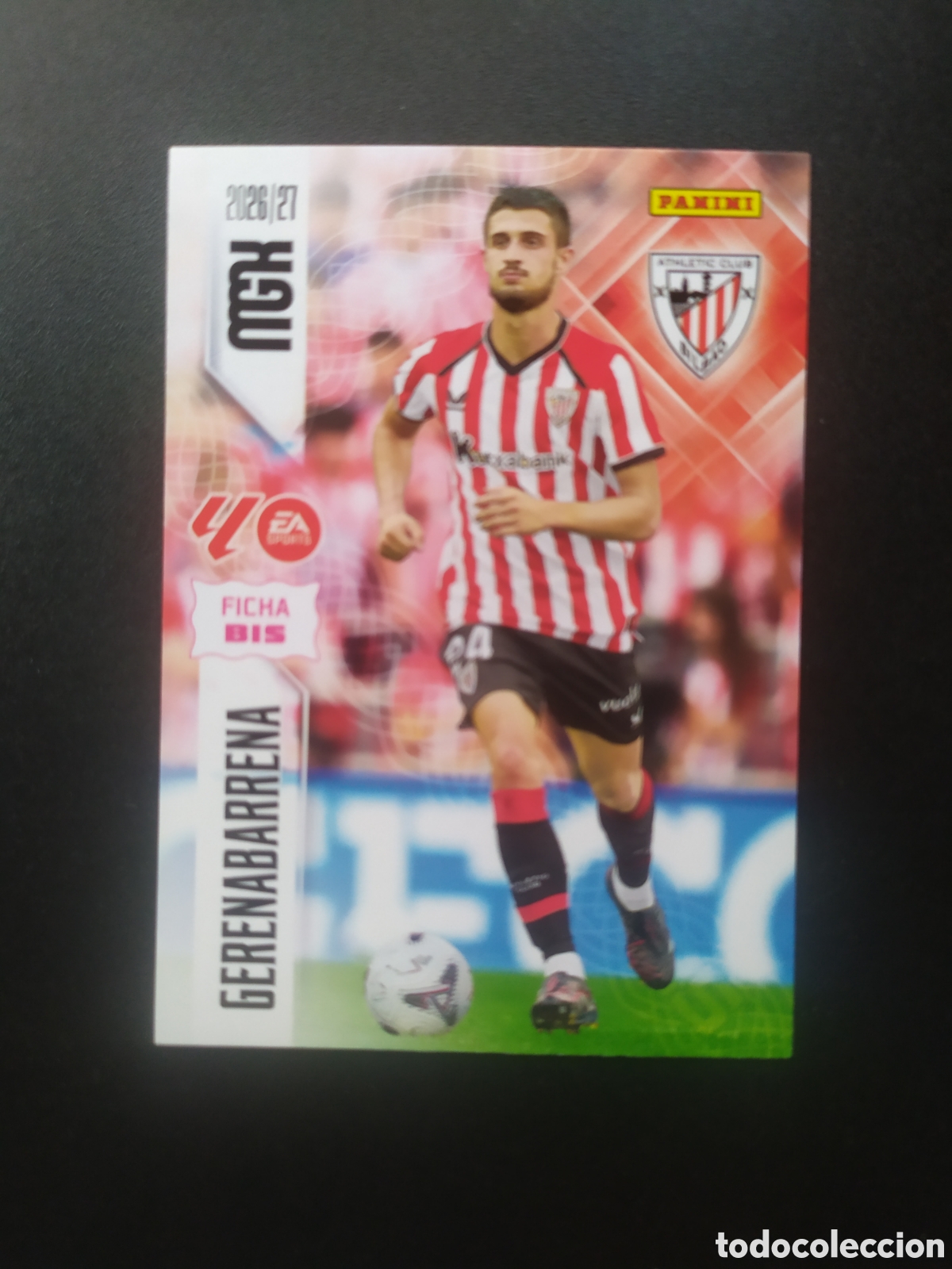 Cromos de f&uacute;tbol: Megacracks 2026 2027 26 27 panini Gerenabarrena n&deg; 46 bis Arhletic Bilbao