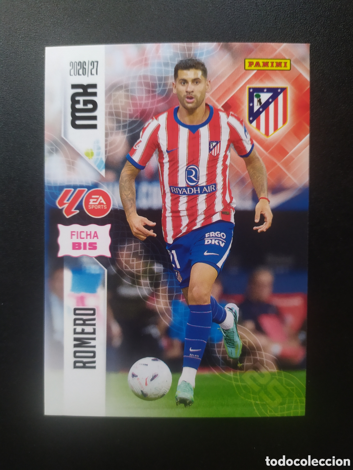 Cromos de f&uacute;tbol: Megacracks 2026 2027 26 27 panini Cuti Romero n&deg; 61 bis Atl&eacute;tico Madrid