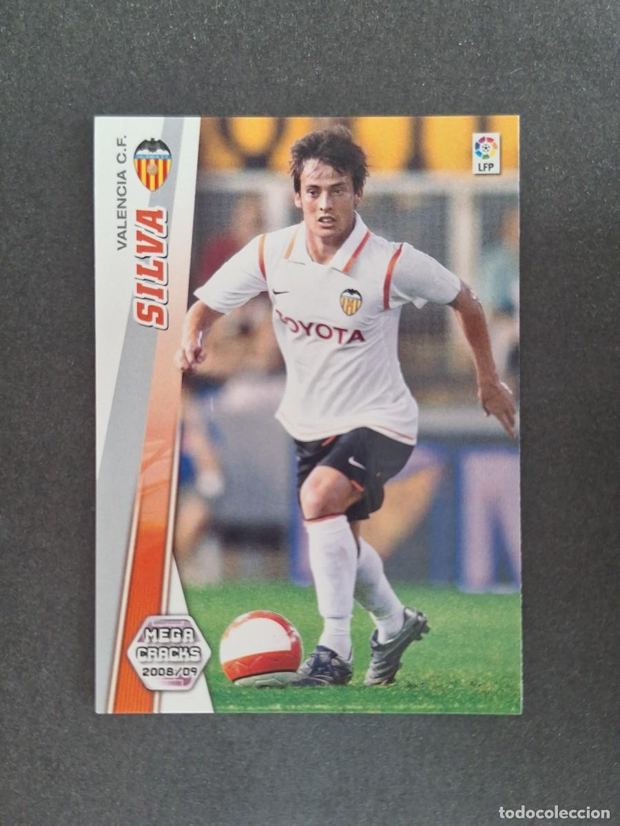 Cromos de f&uacute;tbol: L2 SILVA VALENCIA C. F. 319 PANINI MEGACRACKS 2008 2009 08 09
