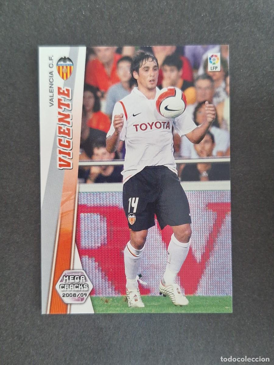 Cromos de f&uacute;tbol: L2 VICENTE VALENCIA C. F. 320 PANINI MEGACRACKS 2008 2009 08 09