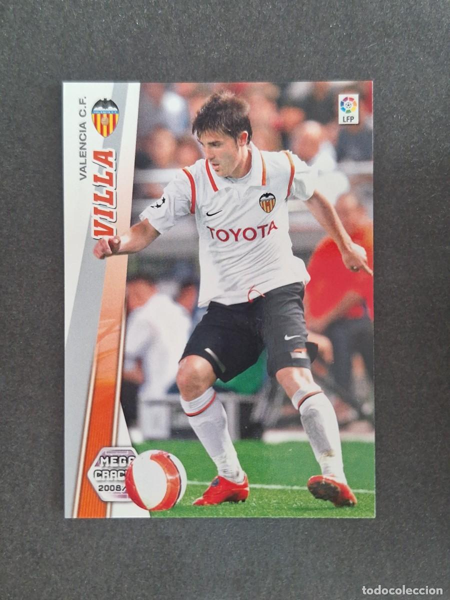 Cromos de f&uacute;tbol: L2 VILLA VALENCIA C. F. 323 PANINI MEGACRACKS 2008 2009 08 09